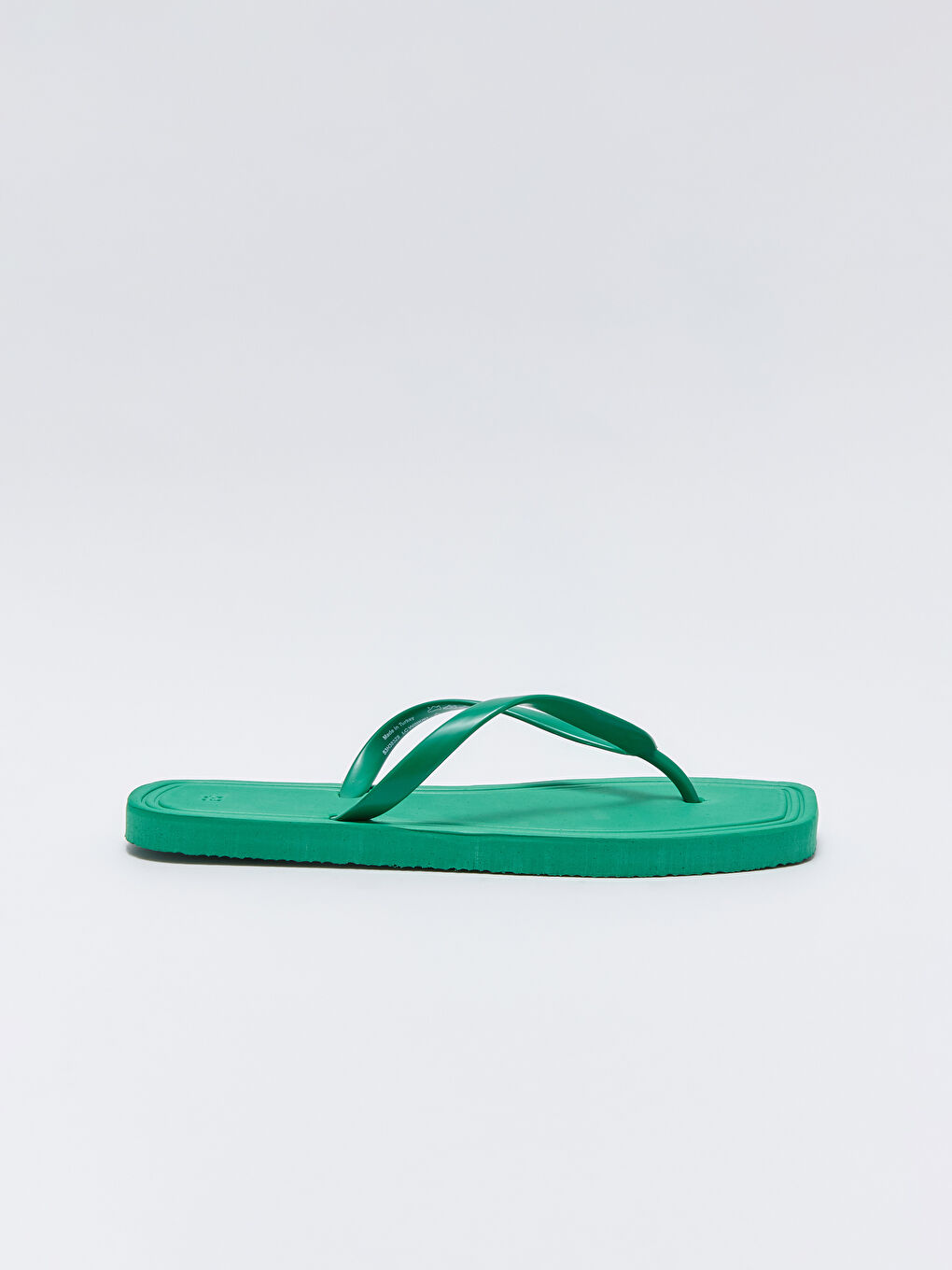 Yeşil Kadın Parmak Arası Plaj Terliği-1