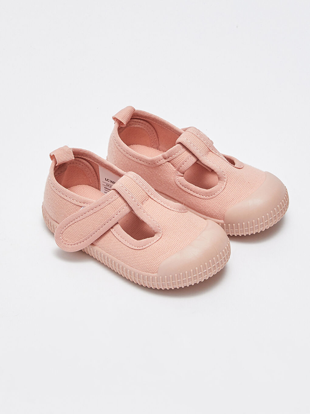 Velcro Canvas Canvas Baby Girl Shoes