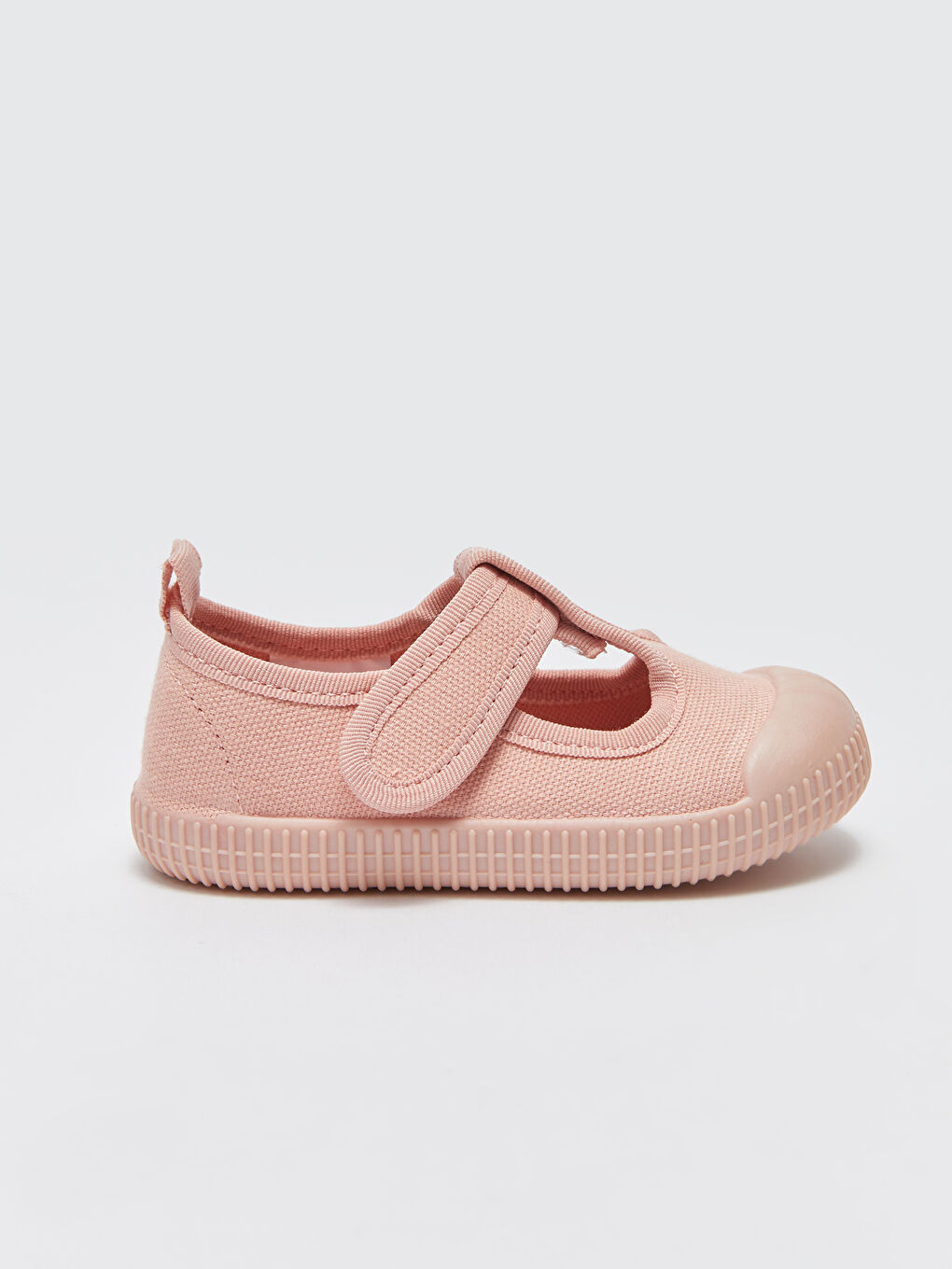Velcro Canvas Canvas Baby Girl Shoes-1