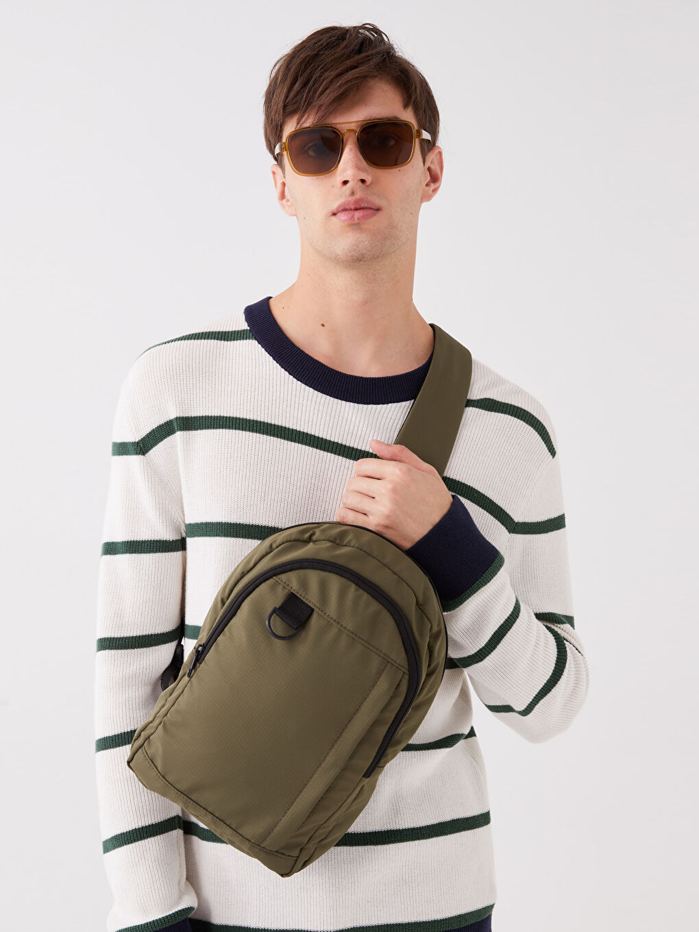 Haki Erkek Kol Çantası