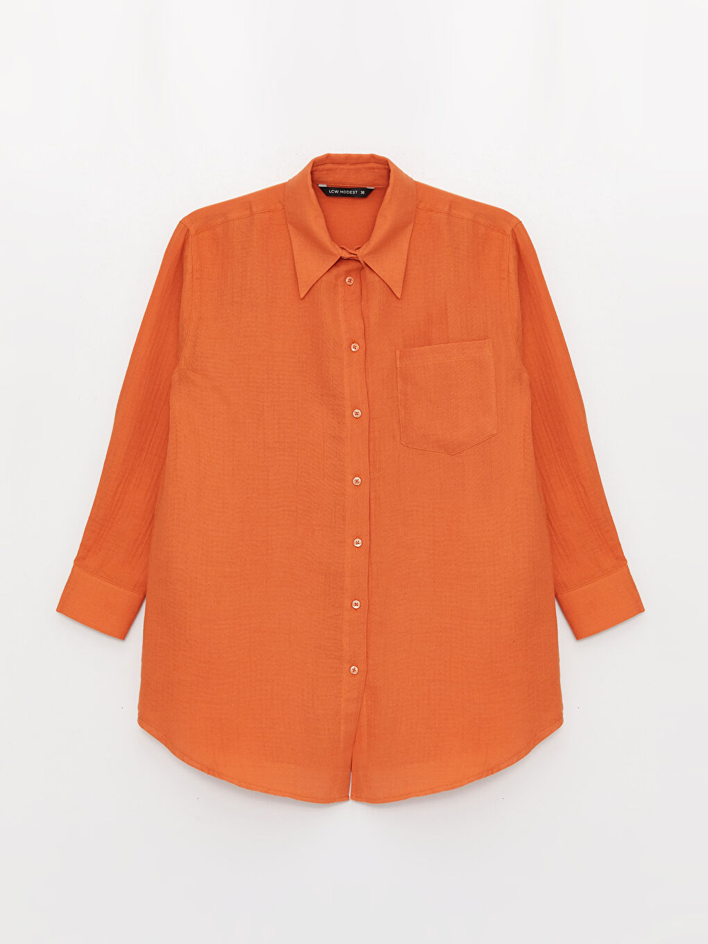 Plain Muslin Women's Shirt Tunic-5