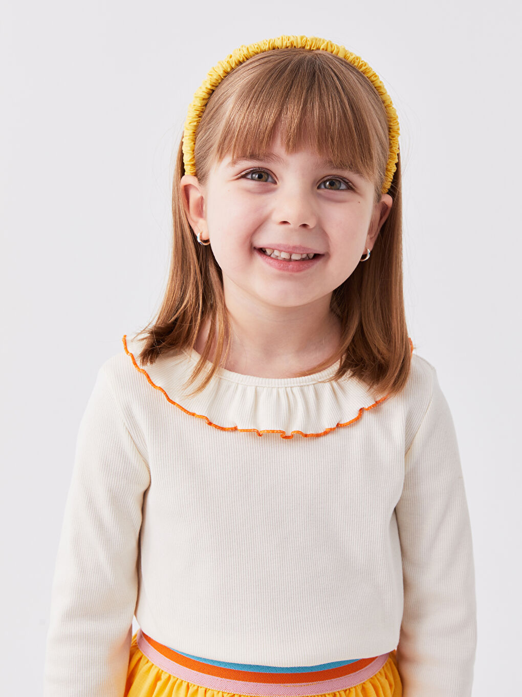 Linalin by Pelin Akil Crew Neck Long Sleeve Baby Girls' T-Shirt -S3H427Z1-FES