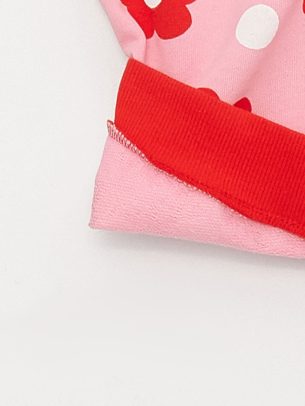 Pembe Bisiklet Yaka Uzun Kollu Kız Bebek Sweatshirt-6