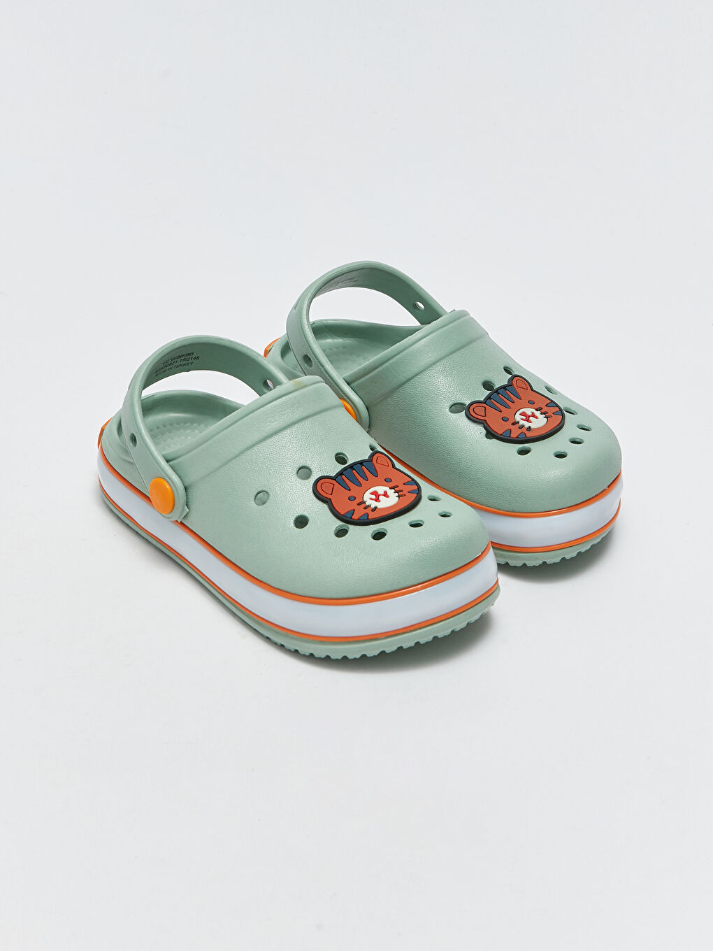 Yeşil Patch Detaylı Tabanı Işıklı Erkek Bebek Plaj Sandaleti-1