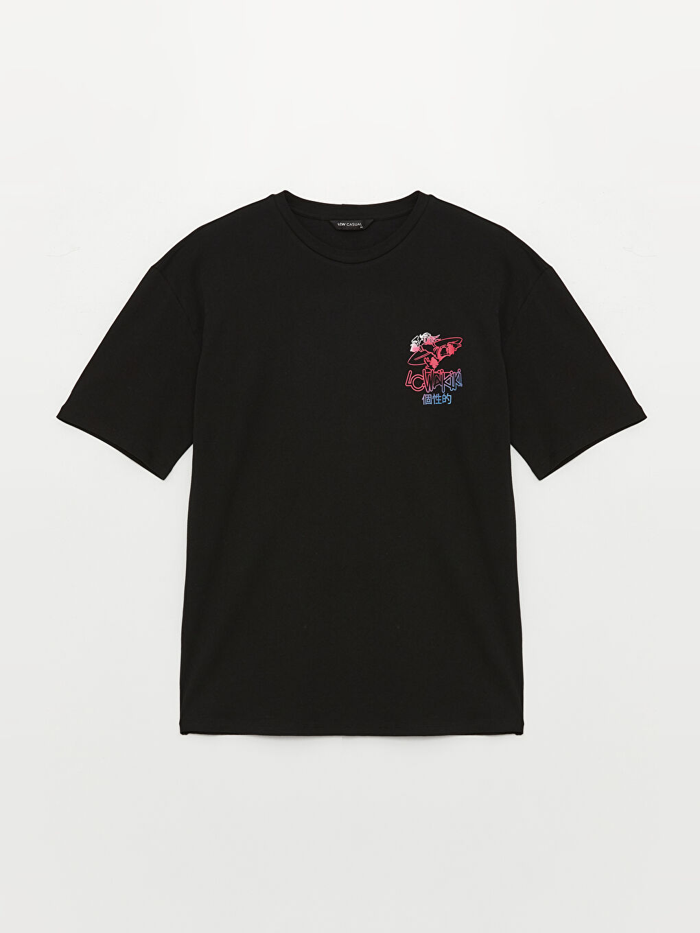 XSIDE T-shirt en Jersey à Manches Courtes Col Rond Imprimé Singe Nostalgique pour Hommes -S3H519Z8-CVL