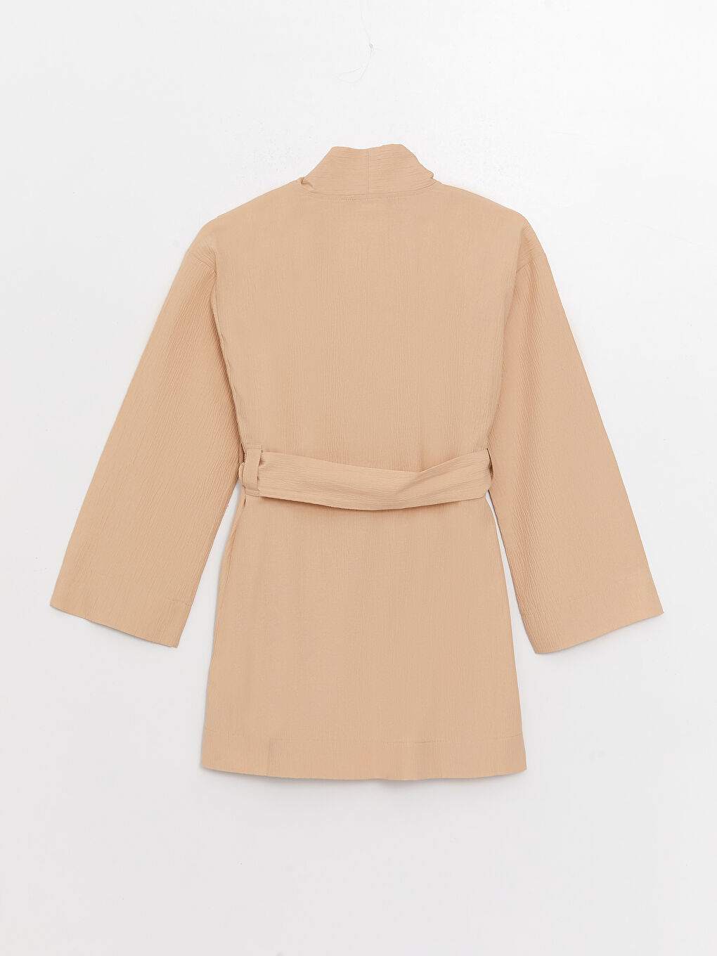 Shawl Collar Straight Long Sleeve Women's Kimono -S3H526Z8-QQ2
