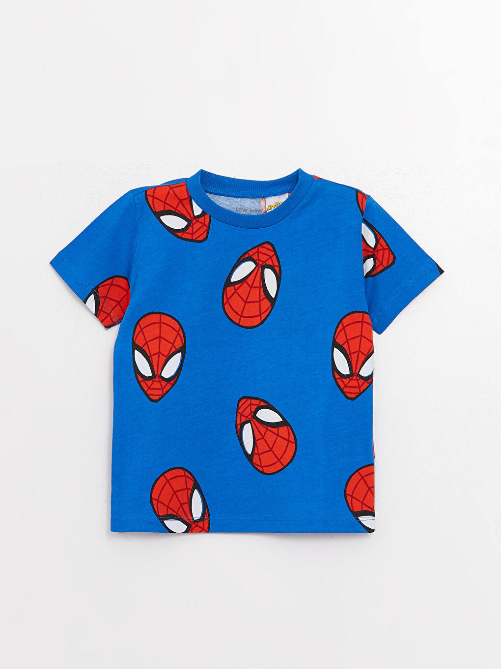 Crew Neck Short Sleeve Spider-Man Printed Baby Boy T-Shirt and Shorts 2-pack-1
