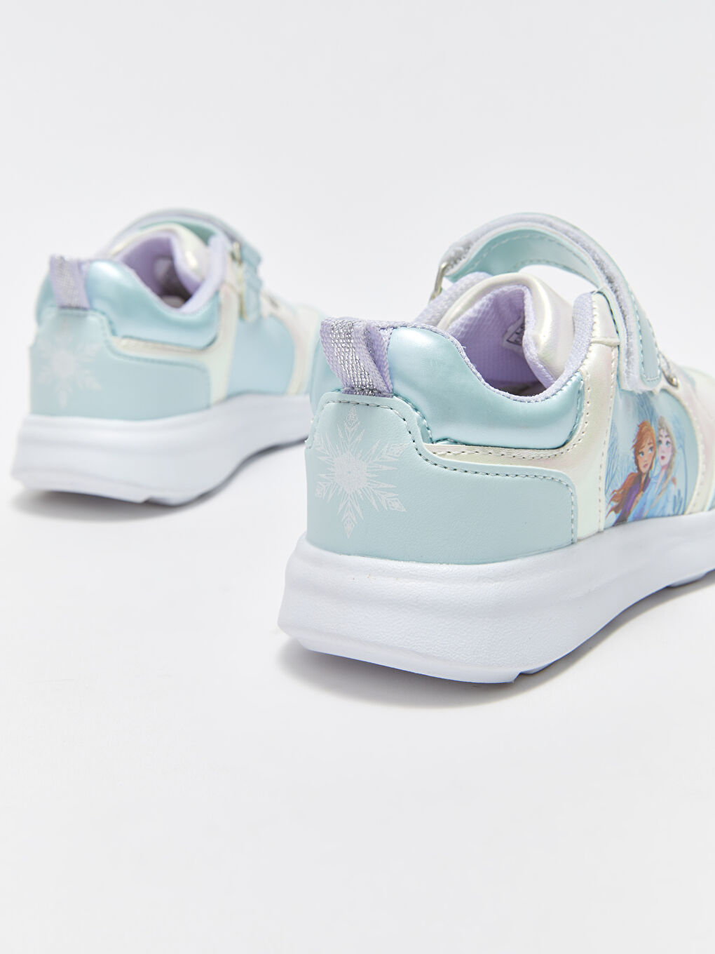 Girl's Active Sneakers with Frozen Printed Hook and Loop -S3H574Z4-G0K