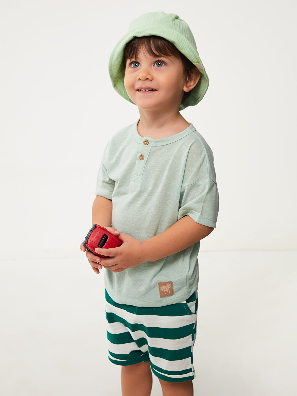 Crew Neck Short Sleeve Baby Boys' T-Shirt -S3H579Z1-G4G