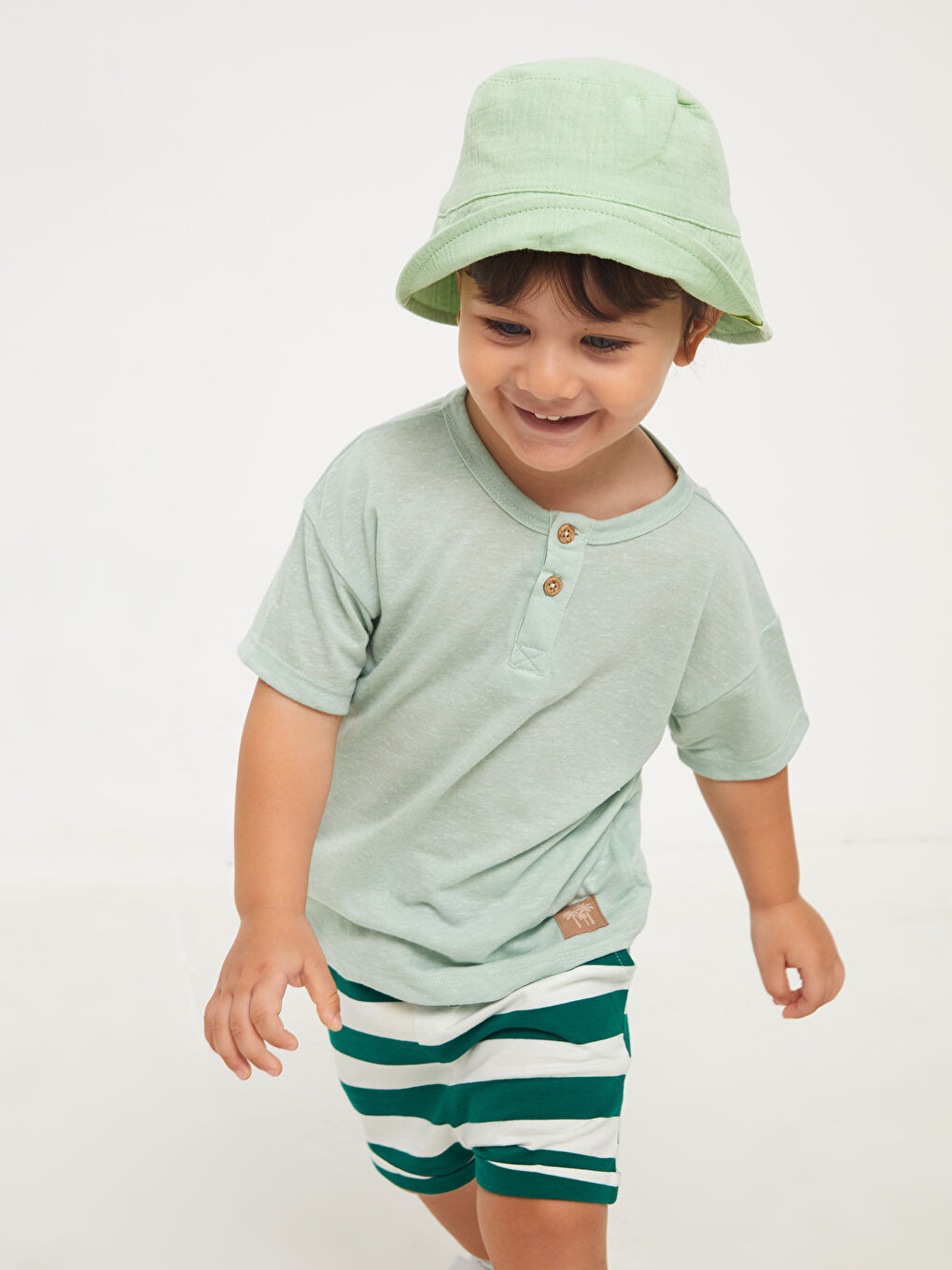 Crew Neck Short Sleeve Baby Boys' T-Shirt -S3H579Z1-G4G