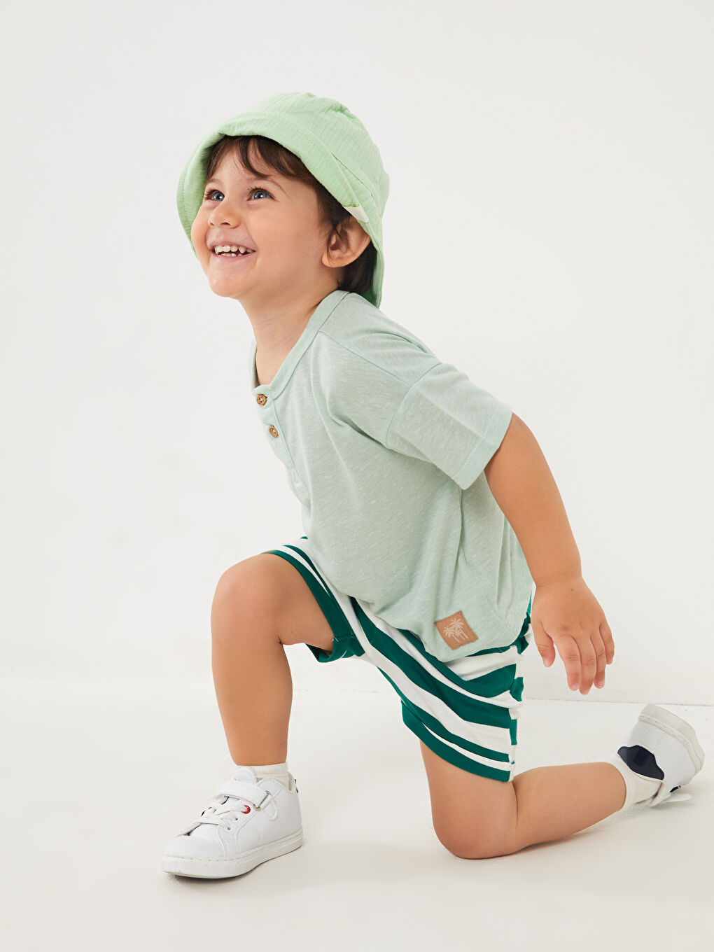 Crew Neck Short Sleeve Baby Boys' T-Shirt -S3H579Z1-G4G