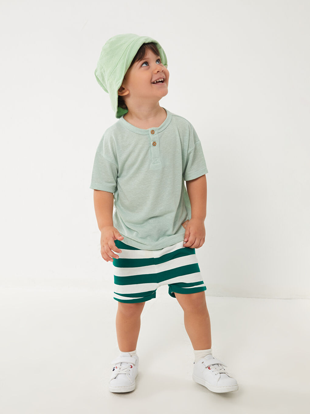 Crew Neck Short Sleeve Baby Boys' T-Shirt -S3H579Z1-G4G