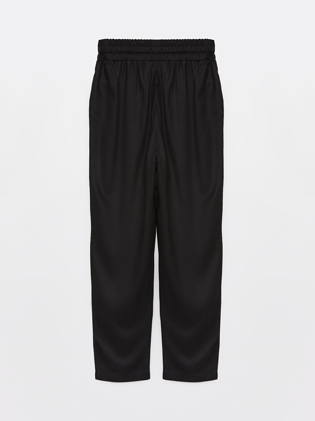 Pantaloni Simpli Croială Carrot Cu Talie Elastică Pentru Femei-6