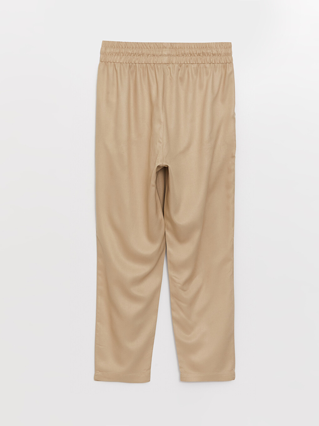 Pantaloni Simpli Croială Carrot Cu Talie Elastică Pentru Femei-6