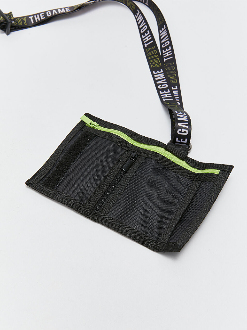 Siyah Etiket Detaylı Erkek Çocuk Cüzdan-2