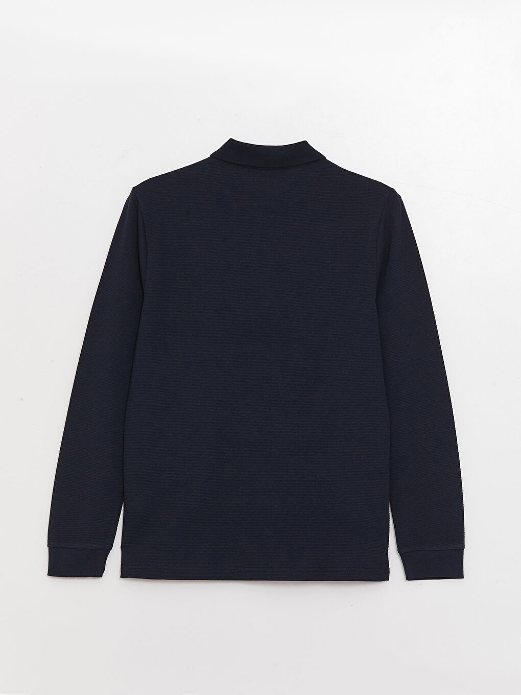 سويت شيرت ياقة بولو كم طويل للرجال-6