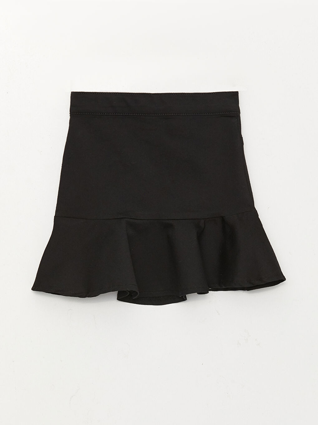 Siyah Fırfırlı Kız Çocuk Etek-1