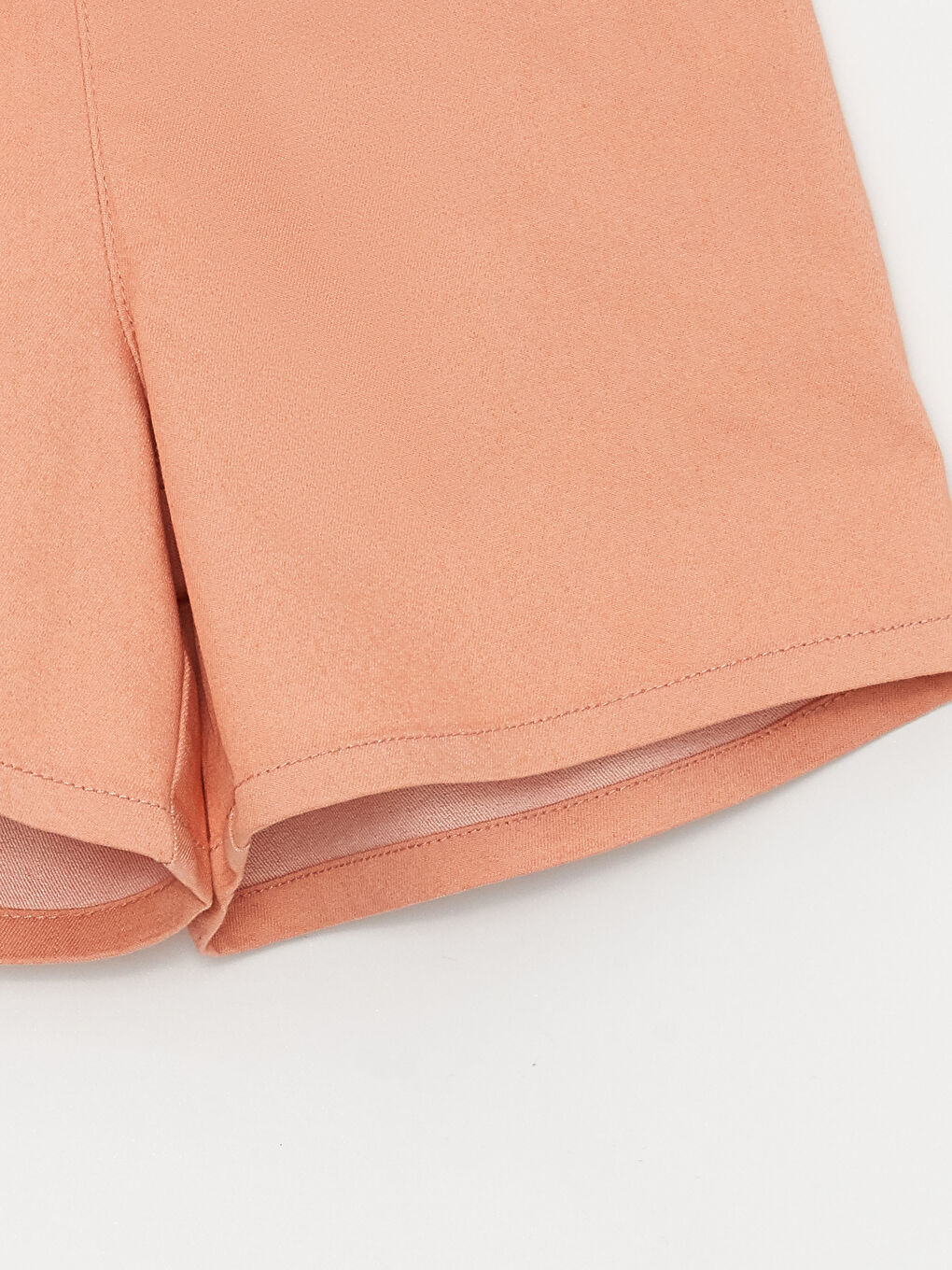 Basic Frill Detailed Girl Short Skirt-2