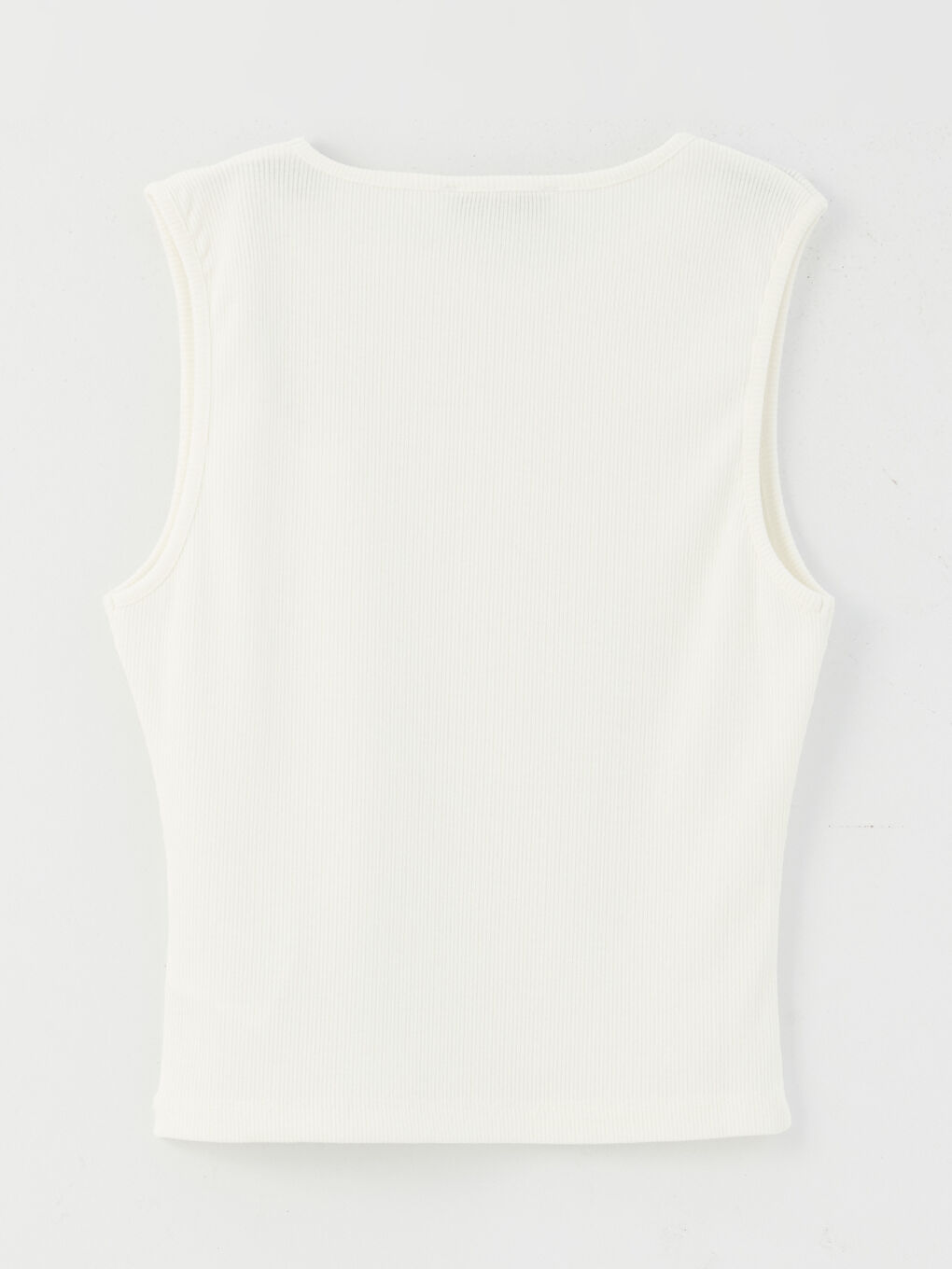LCW ECO Crew Neck Window Detailed Crop Women's Tank Top -S3H610Z8-FDU