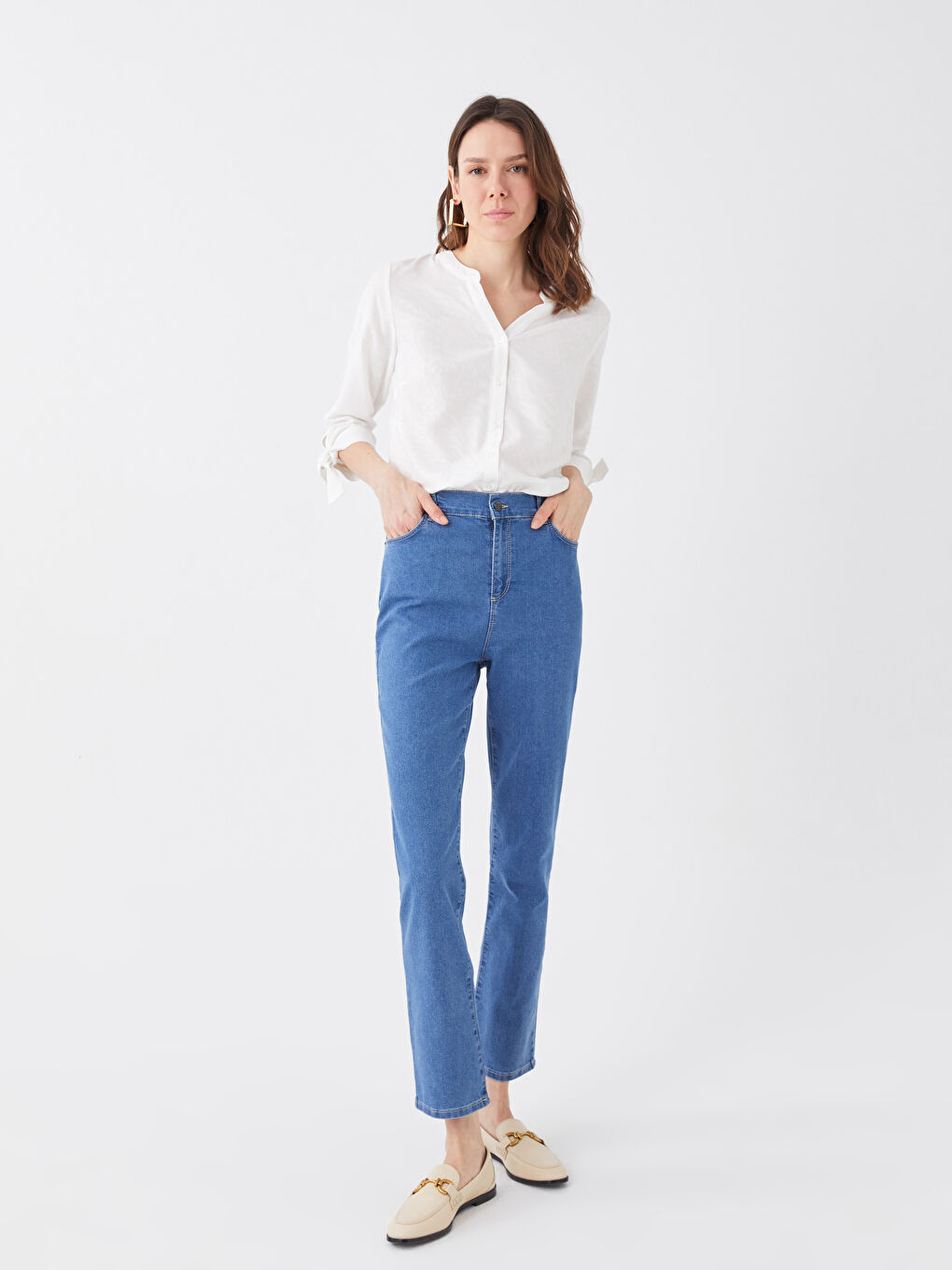 Slim Fit Women's Jeans-1