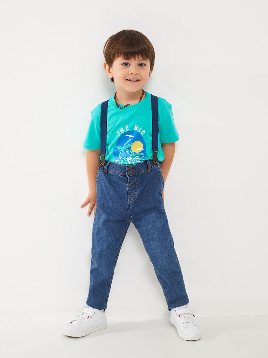 LCW baby Basic Baby Boy Denim Trousers and Trouser Hangers 2-Pack -S3H715Z1-H45