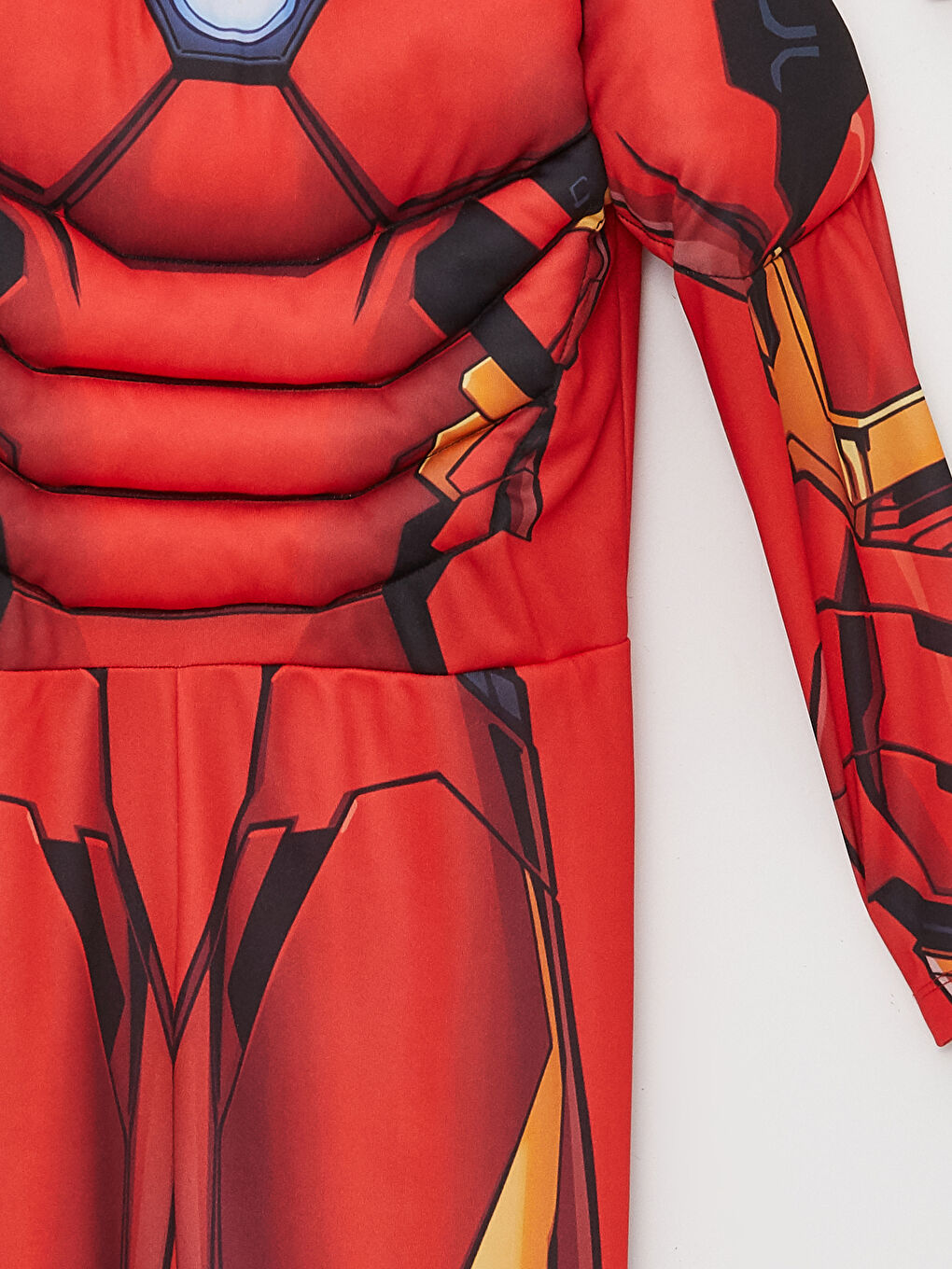 Kırmızı Bisiklet Yaka Uzun Kollu Erkek Çocuk Avengers Kostüm-2