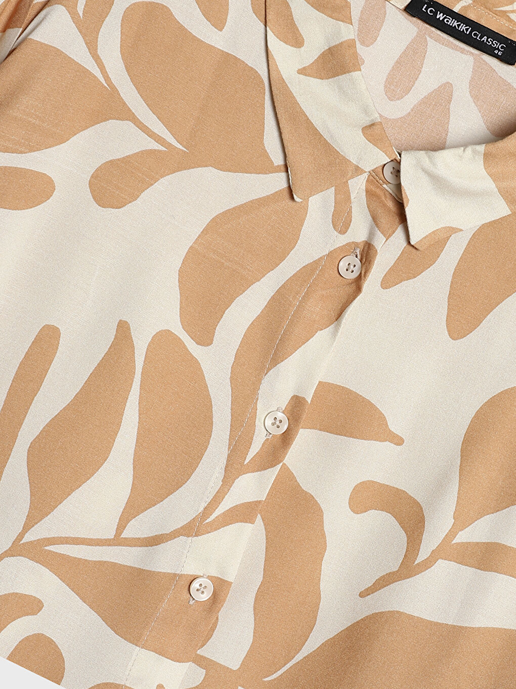 Tunique Chemise à Motifs à Manches Longues pour Femmes-3