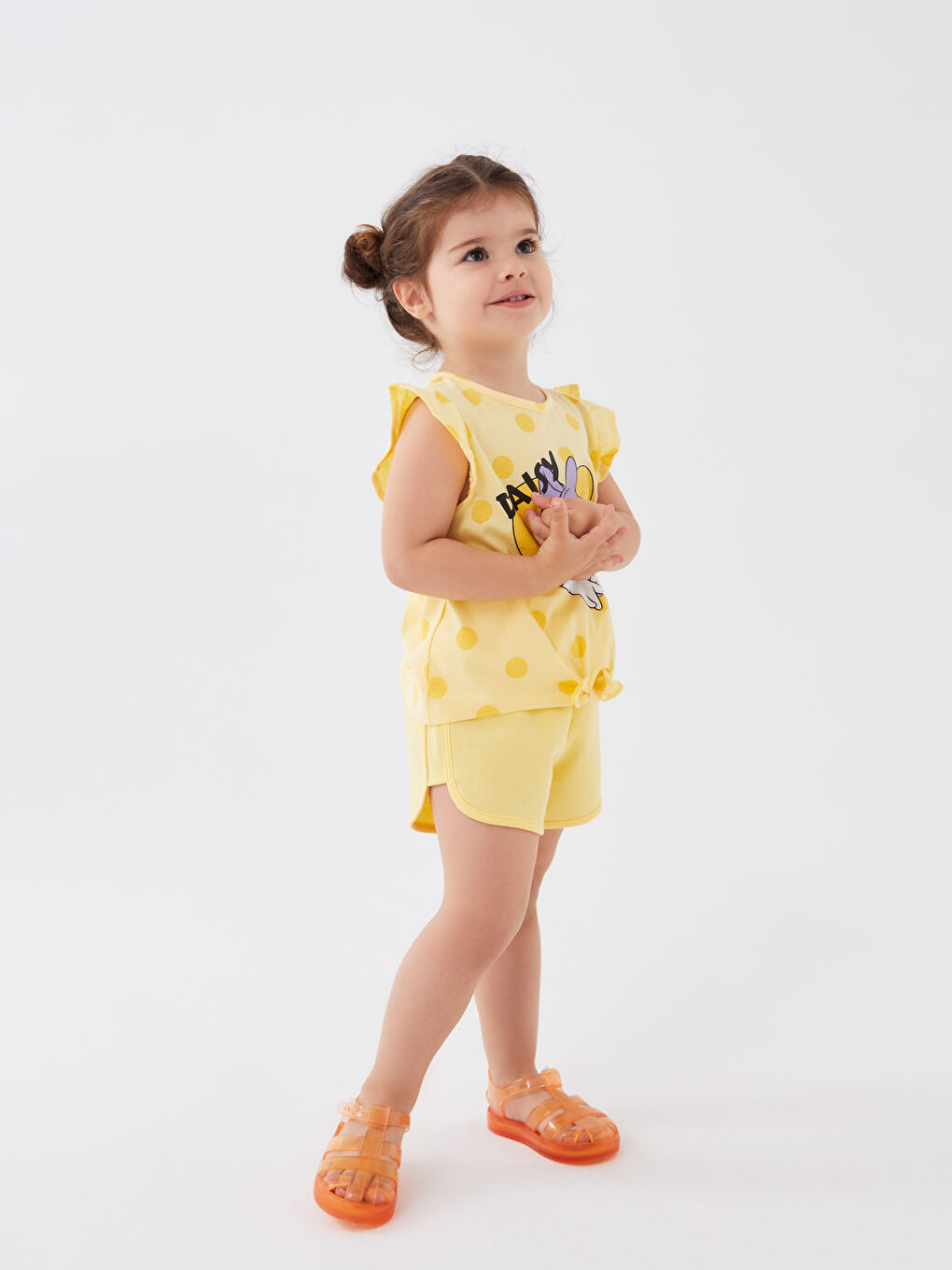 Baby Girls' Shorts with Elastic Waist -S3H764Z1-FRN