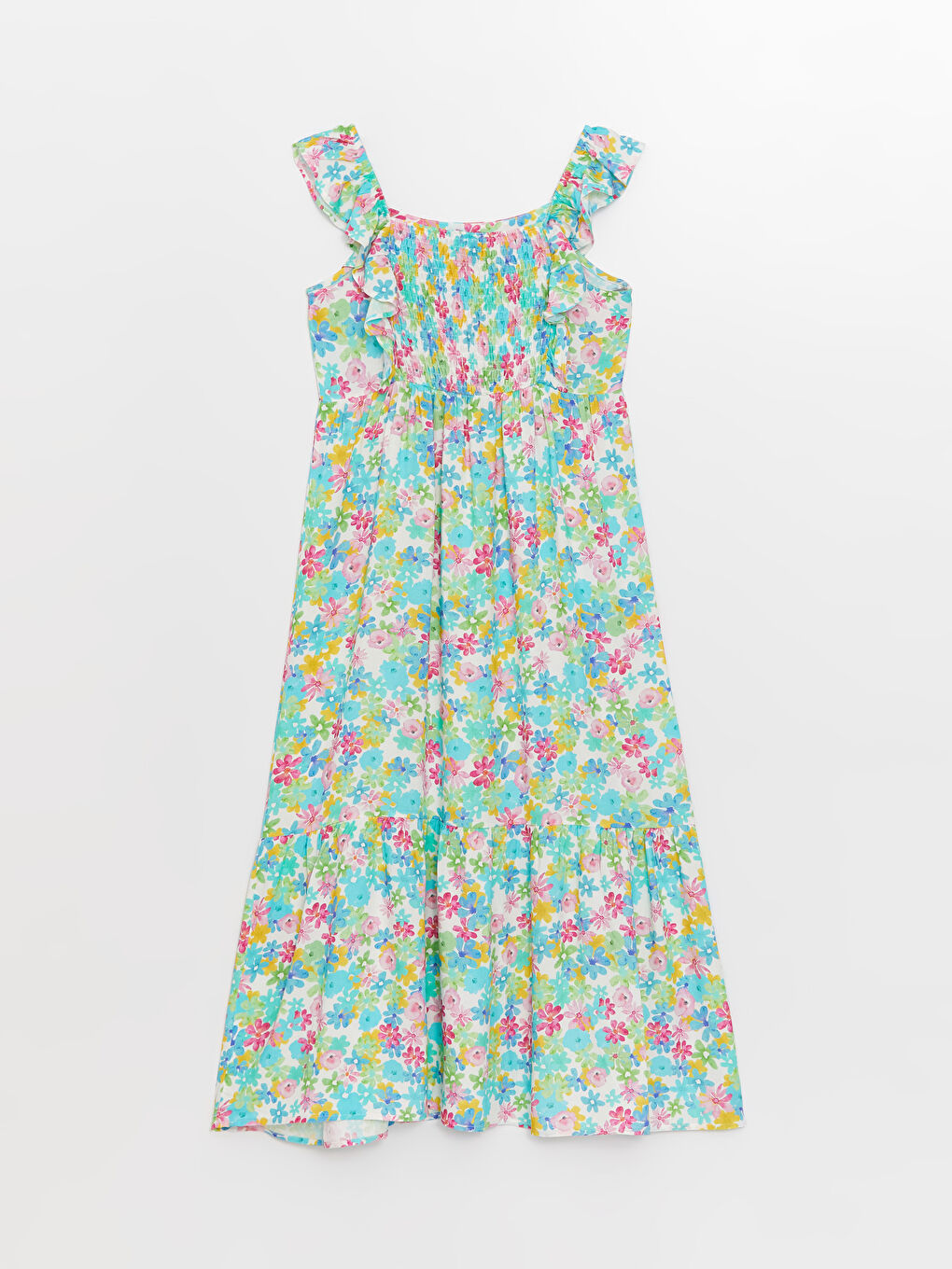 LCWAIKIKI Maternity U Neck Floral Maternity Dress -S3H782Z8-LU0