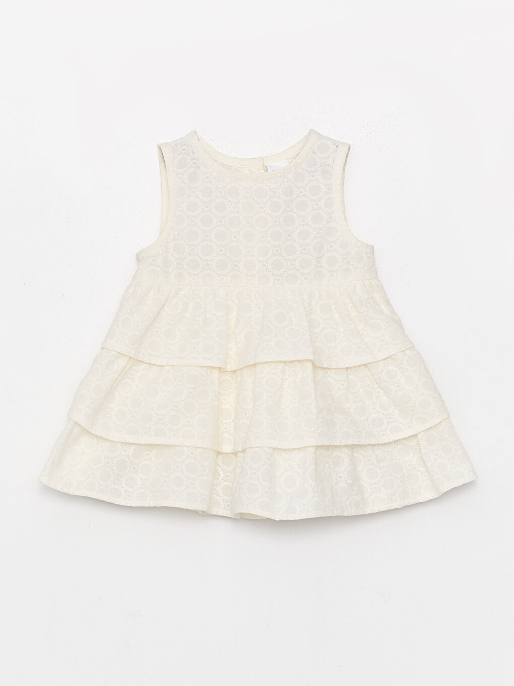 Robe Bébé Fille à Motifs Col Rond