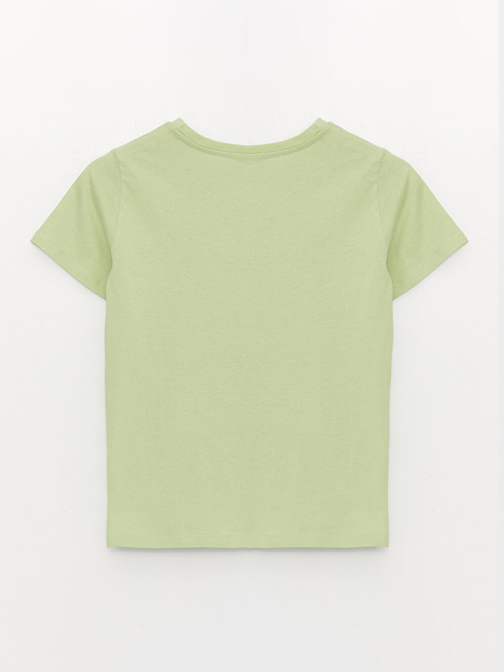 Crew Neck Printed Short Sleeve Women's T-Shirt-6