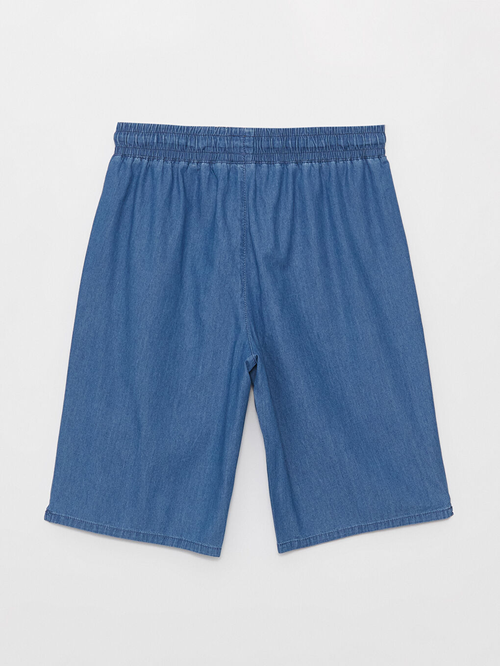Elastic Waist Standard Fit Women's Jean Shorts -S3H835Z8-315