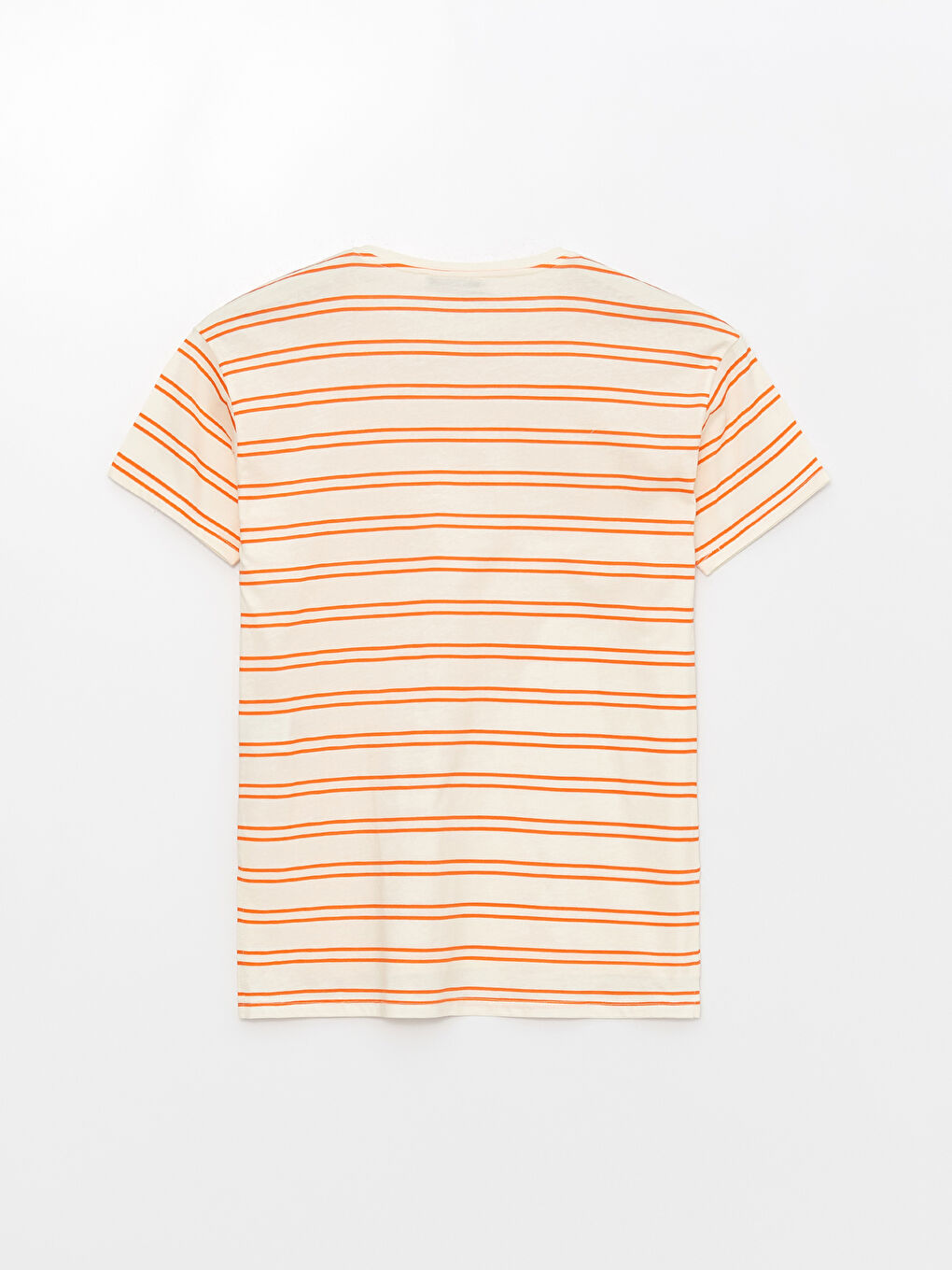 T-shirt à Rayures à Manches Courtes pour Femmes avec Col Rond-6