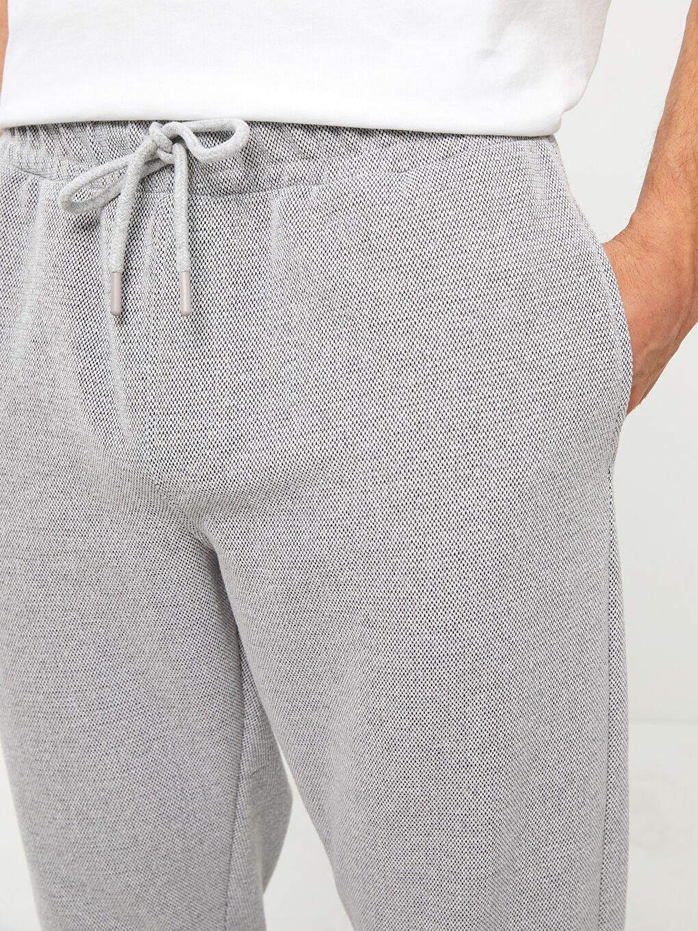 Gri Slim Fit Erkek Jogger Eşofman Altı-2