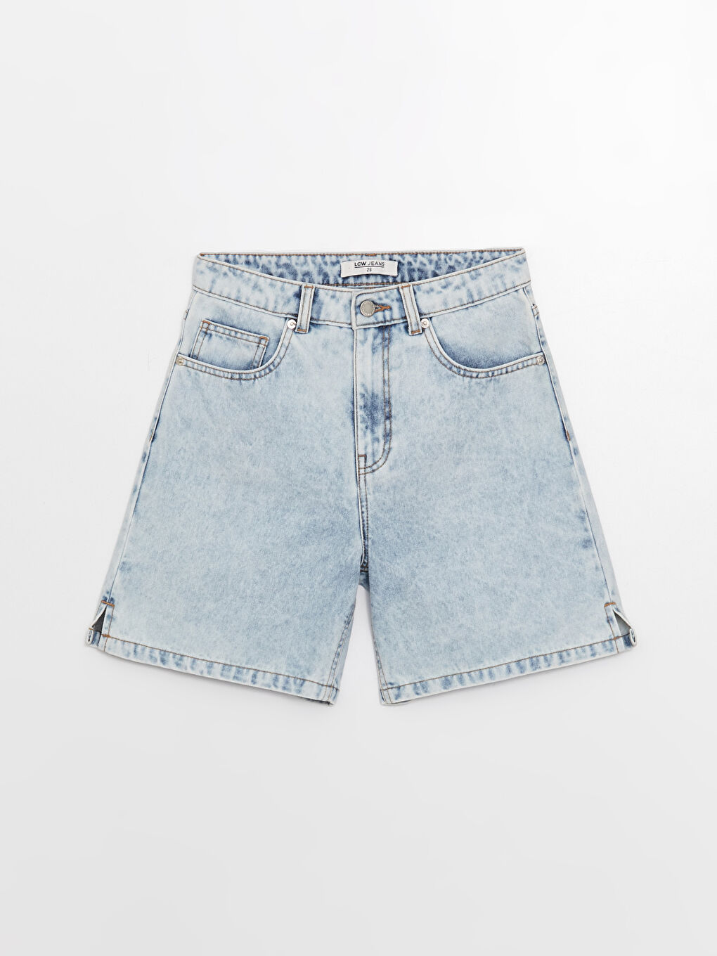 High Waist Bermuda Fit Women's Jean Shorts -S3H928Z8-311