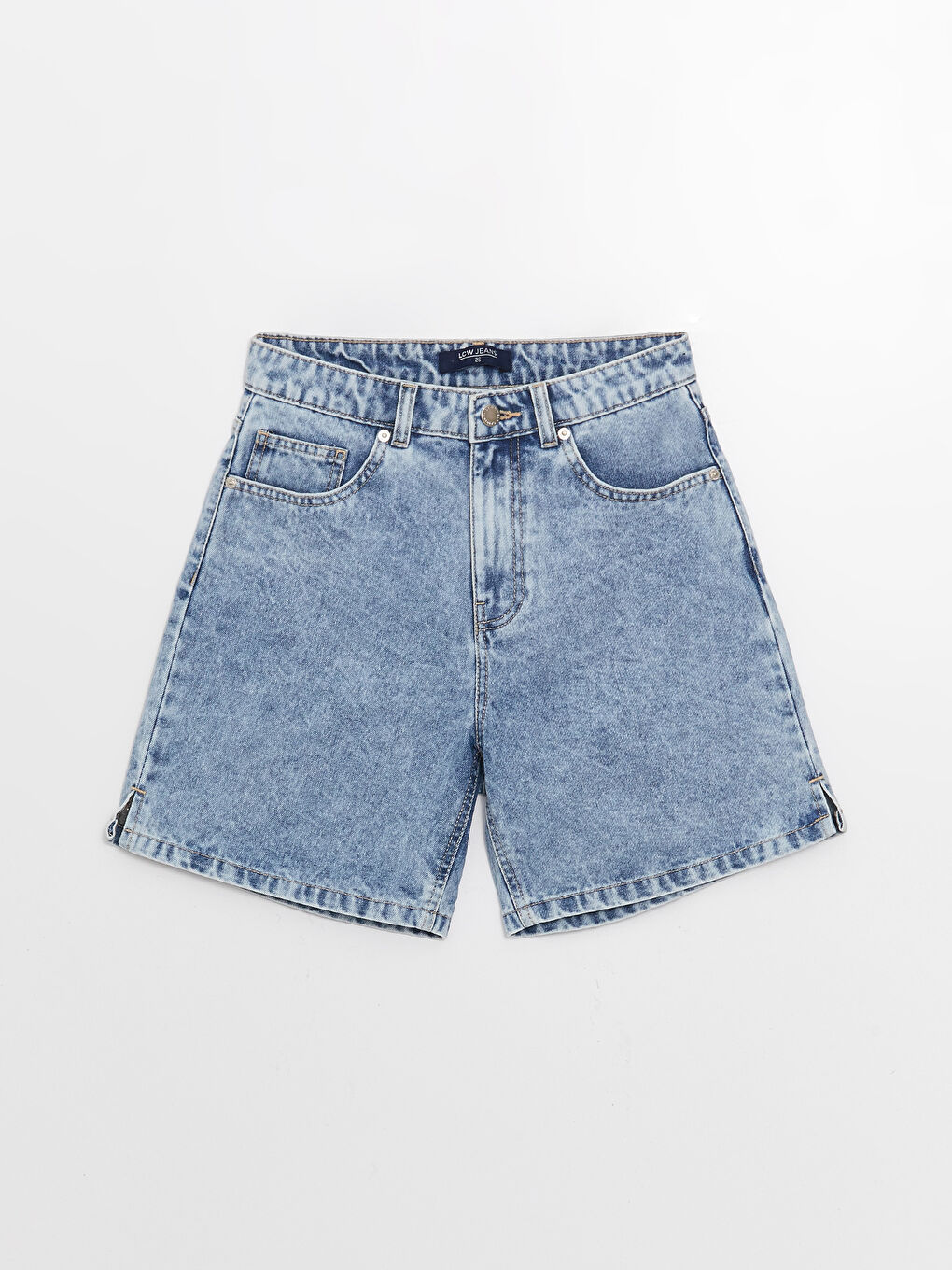 LCW Jeans High Waist Bermuda Fit Women's Jean Shorts -S3H929Z8-507