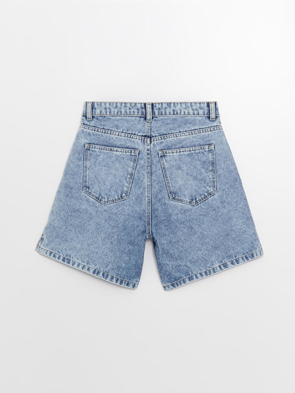 LCW Jeans High Waist Bermuda Fit Women's Jean Shorts -S3H929Z8-507