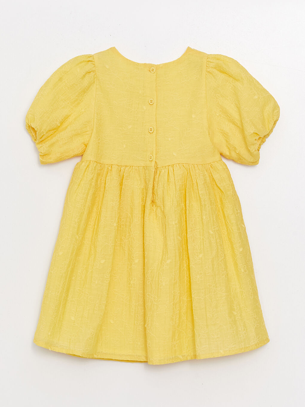 Crew Neck Girls' Dress-1