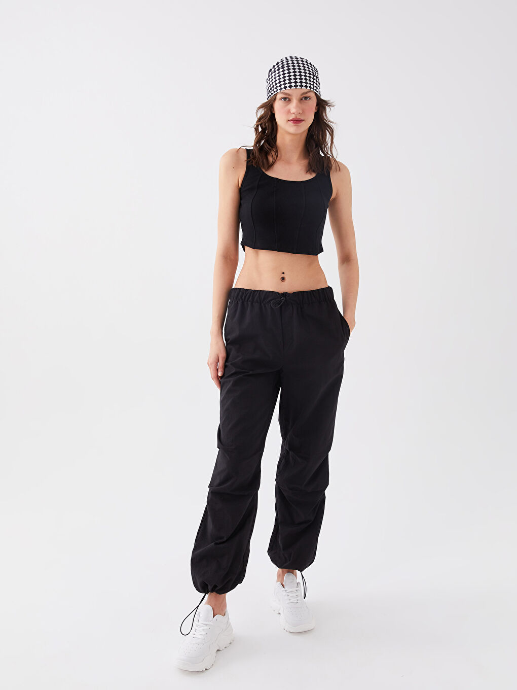 XSIDE Women's U Neck Straight Strap Crop Bustier -S3H953Z8-CVL