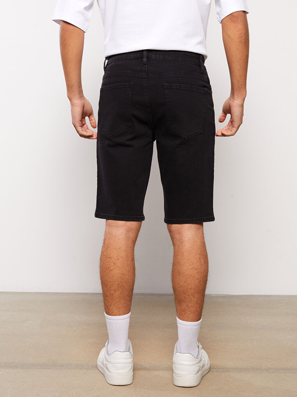 LCW Jeans Slim Fit Men's Denim Shorts -S3H999Z8-326