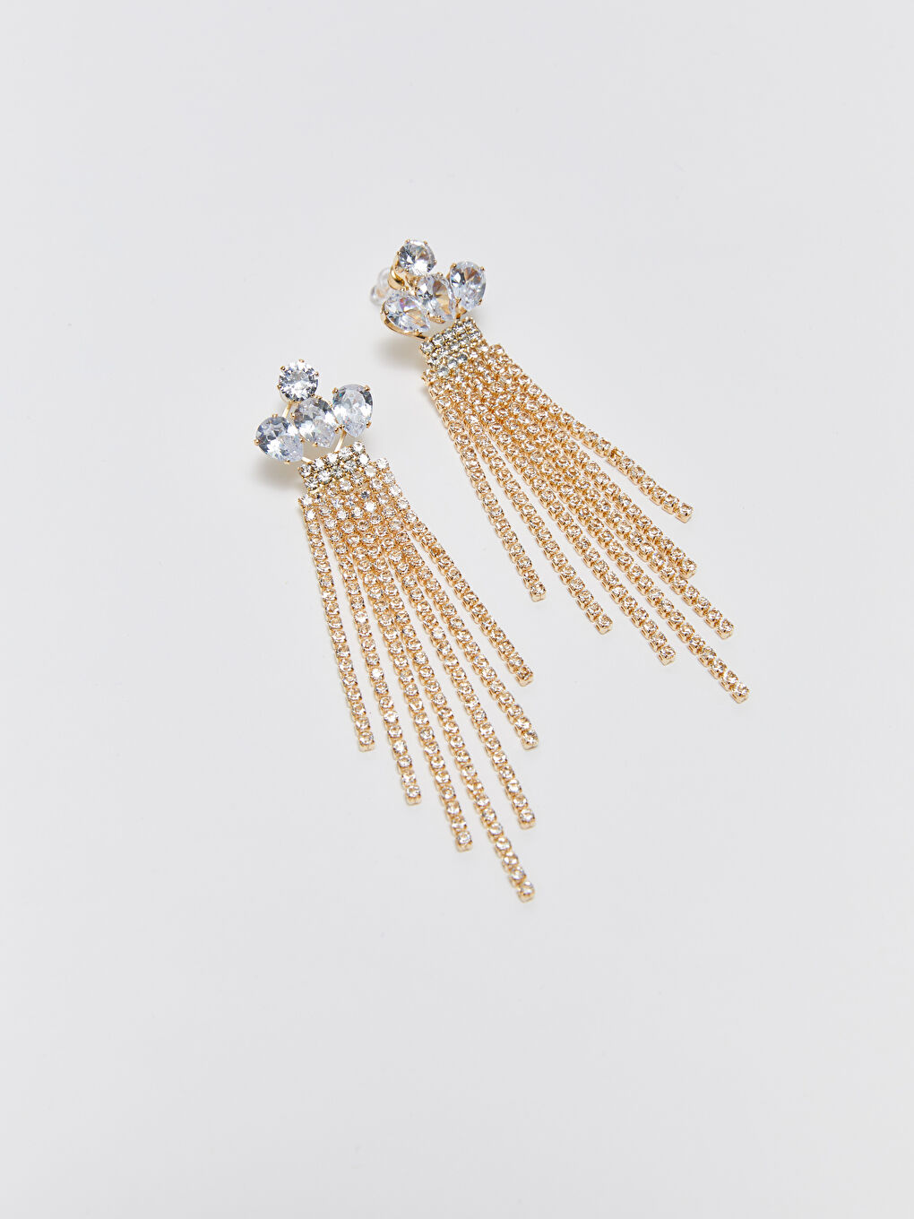 Karışık Kadın Taşlı Sallanan Küpe