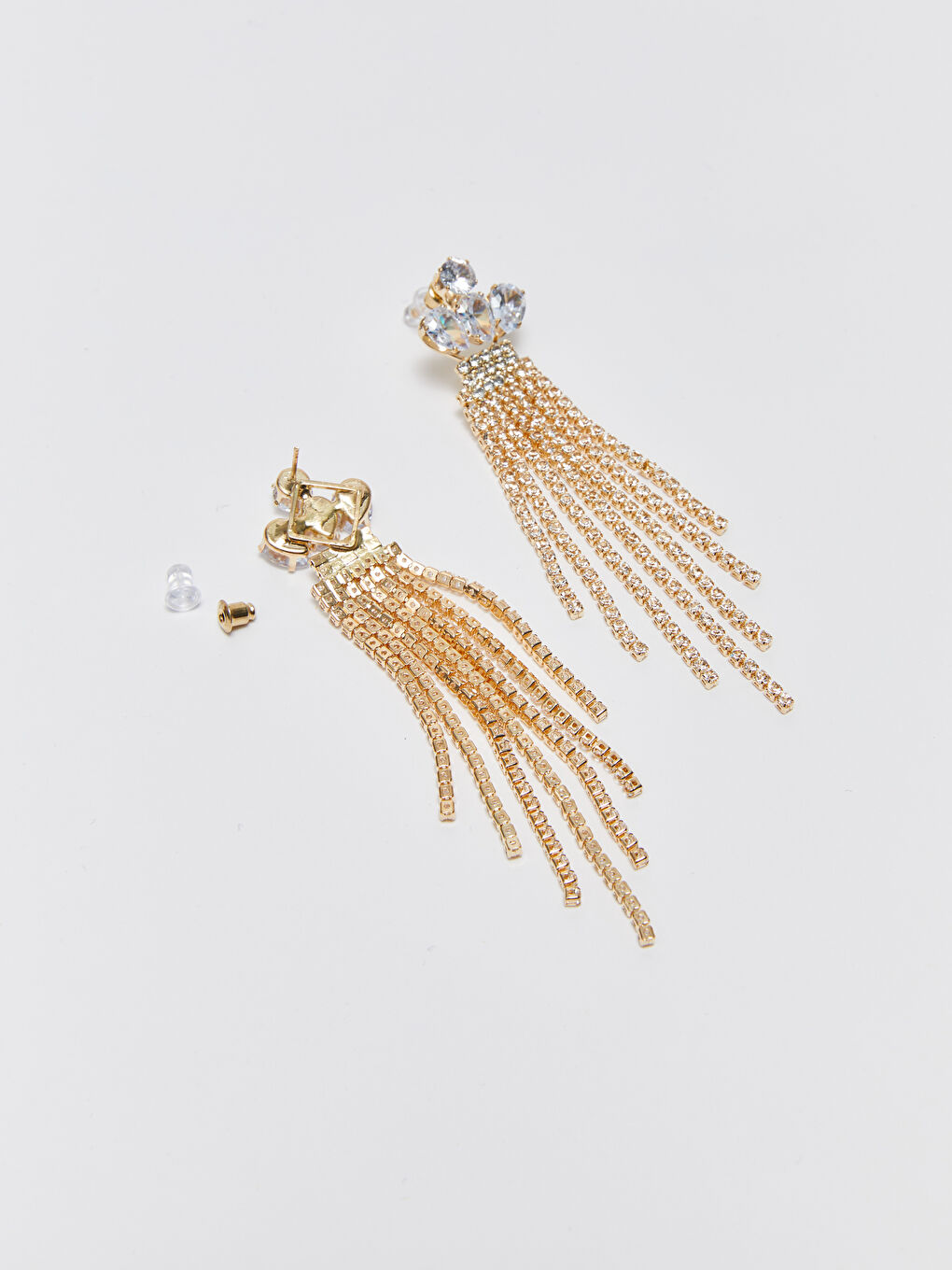 Karışık Kadın Taşlı Sallanan Küpe-1