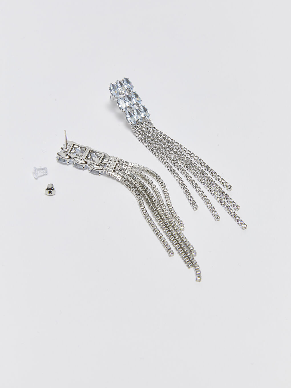 Karışık Kadın Taşlı Sallanan Küpe-1