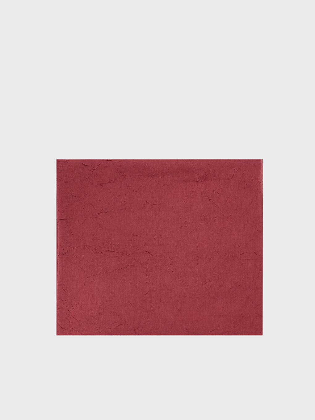 Bordo Kadın Kırışık Şal-2