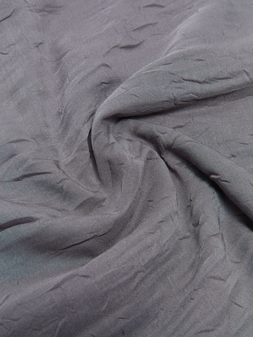 Antrasit Kadın Kırışık Şal-1