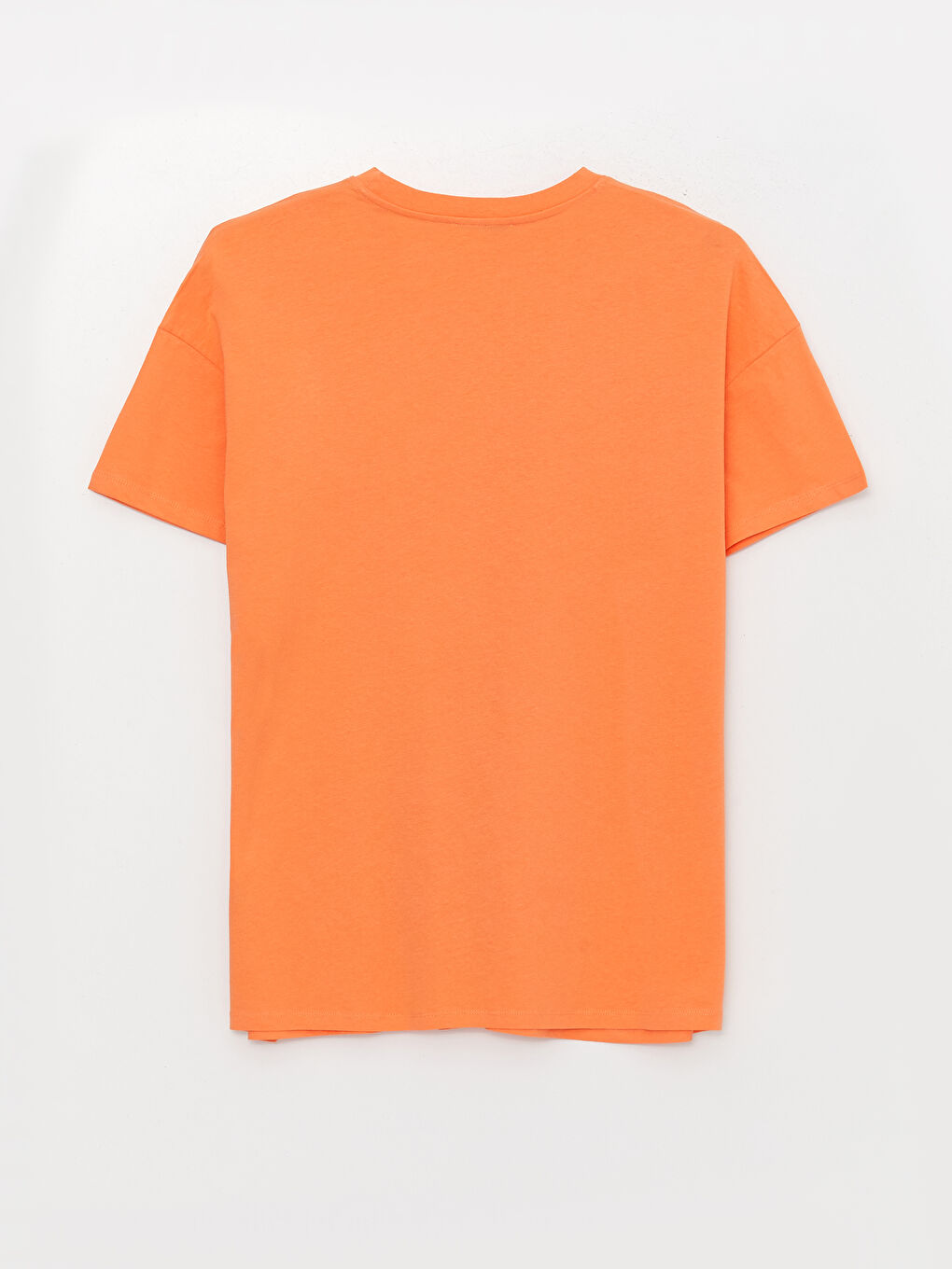 Crew Neck Printed Short Sleeve Oversize Women's T-Shirt-6