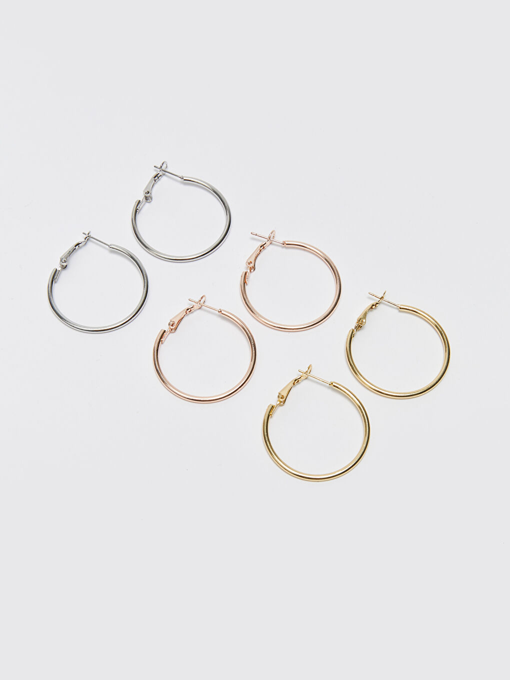 Karışık Kadın Halka Küpe 6'lı