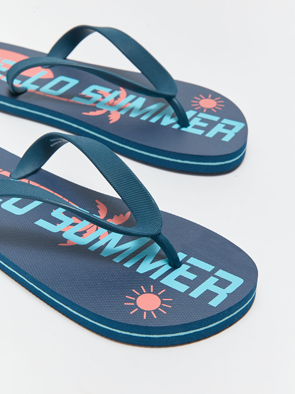 LCW STEPS Printed Flip Flops Men's Beach Slippers -S3HB01Z8-CYK