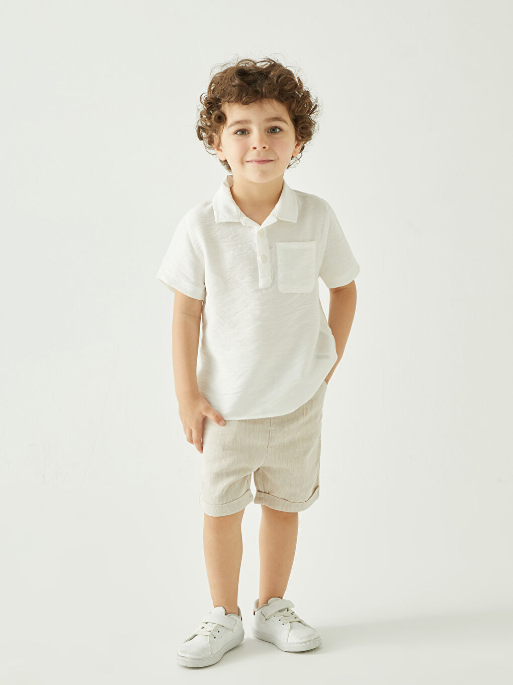 Beyaz Basic Erkek Bebek 2'li Takım