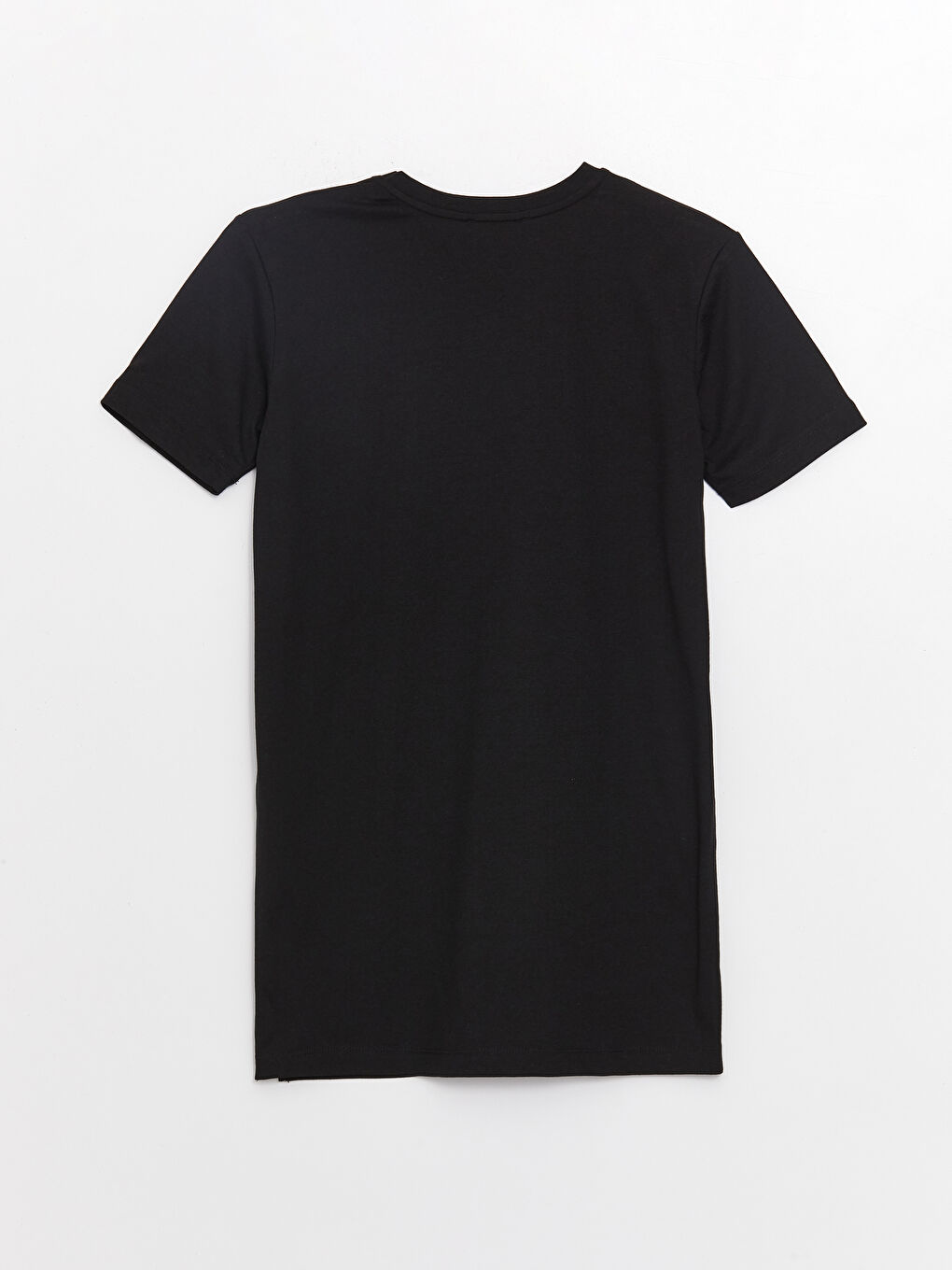 Crew Neck Rhinestone Embellished Short Sleeve Women's Tunic-6